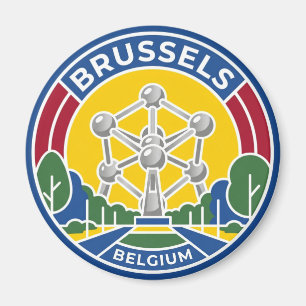 Atomium Belgien Magnet