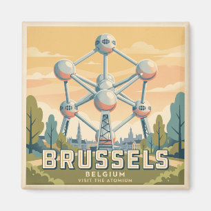 Atomium Belgien Magnet