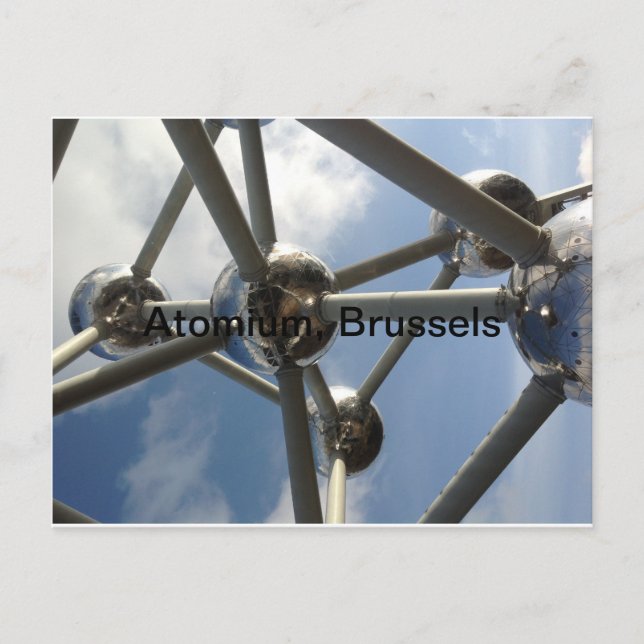 Atomium, Brüssel Postkarte (Vorderseite)