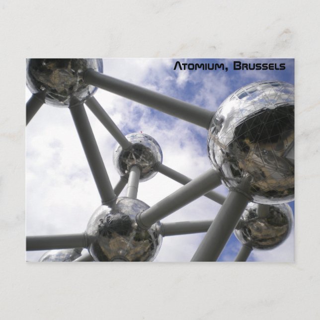Atomium, Brüssel Postkarte (Vorderseite)