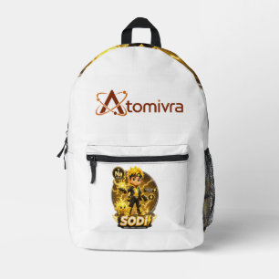 ATOMIVRA Natrium Charakter Bedruckter Rucksack