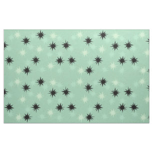 Atomjade-u. Minzen-Sternexplosion-Baumwollgewebe Stoff