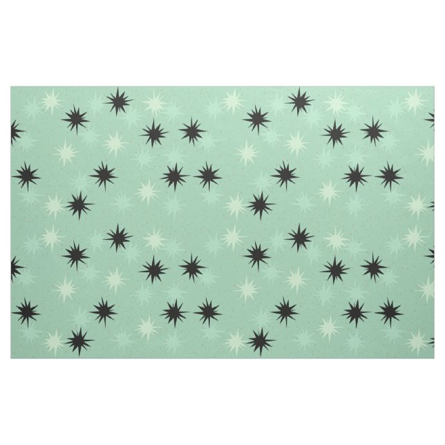 Atomjade-u. Minzen-Sternexplosion-Baumwollgewebe Stoff (Fat Quarter (45,7 x 55,9 cm))