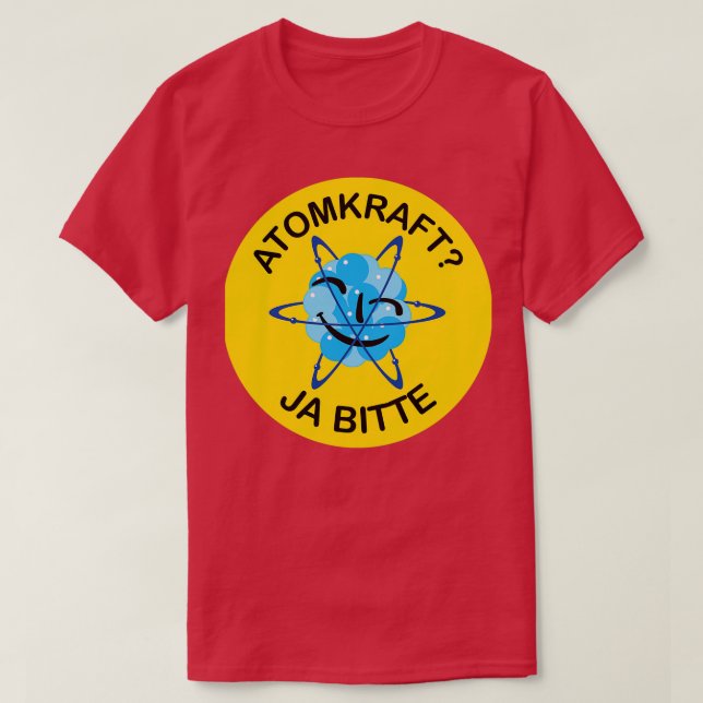 Atomkraft ja bitte T-Shirt (Design vorne)