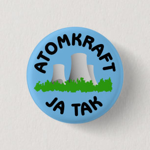 Atomkraft ja Tak-Abzeichen Button