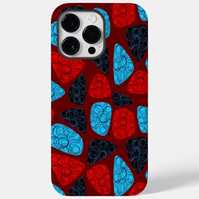 Atomkreismosaik Case-Mate iPhone Hülle (Rückseite)
