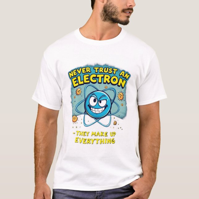 Atomlies - Funny Science Pun T-Shirt (Vorderseite)