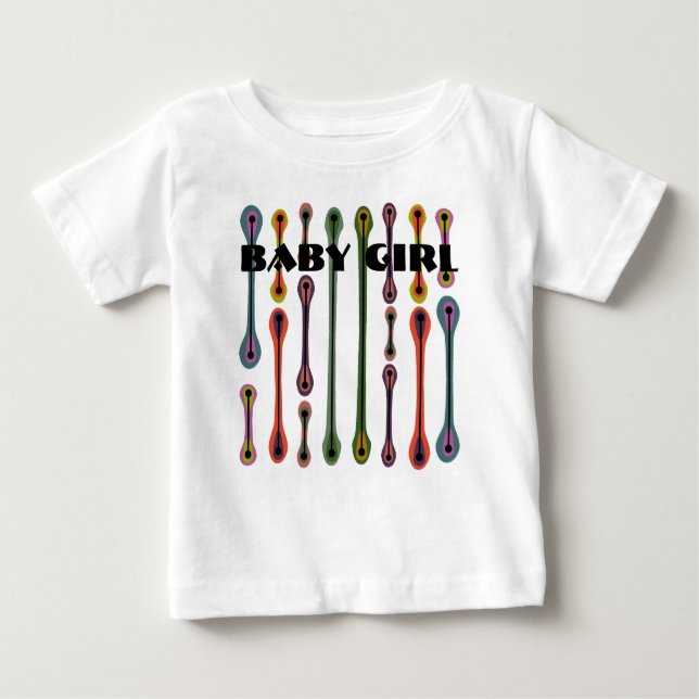 Atomlinien Baby T-shirt (Vorderseite)