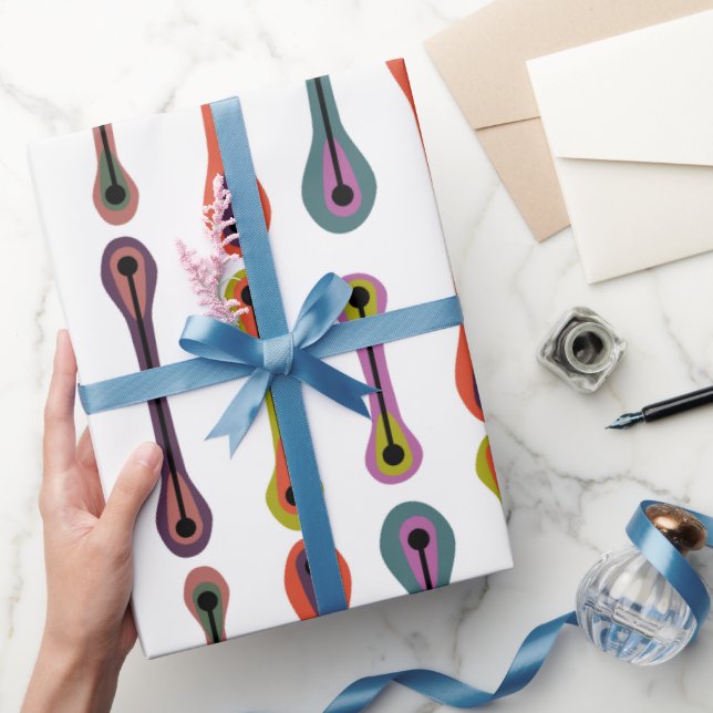 Atomlinien Geschenkpapier (Schenken)