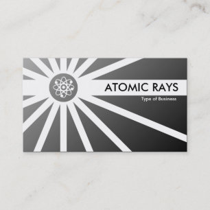 Atommeiler - grau schattig visitenkarte