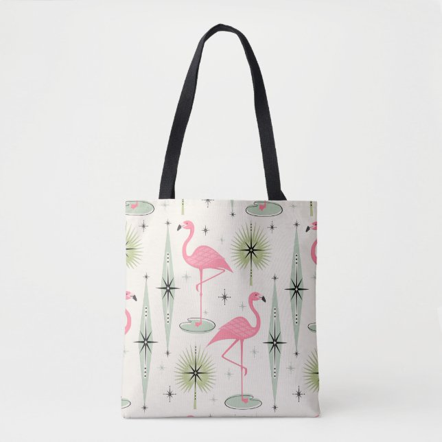 Atomoase mit rosa Flamingos (Vorderseite)