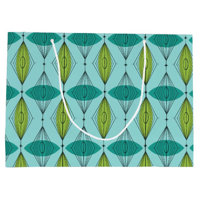 Atomogee & Sternexplosionen Geschenktasche Große Geschenktüte (Rückseite)