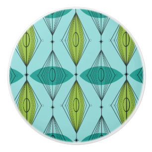 AtomOgee und Sternexplosion-Muster-Keramik-Griff Keramikknauf