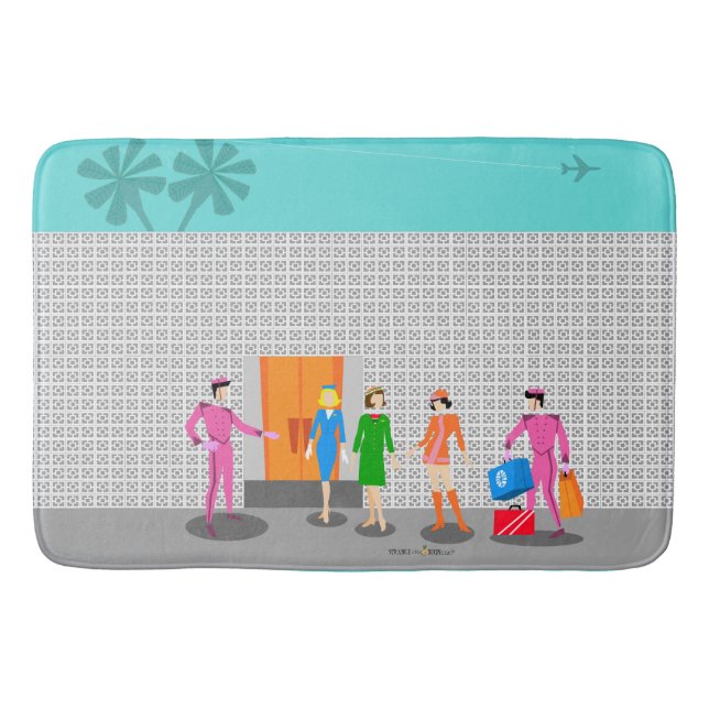 Atompalmsprings Stewardess Party Bath Mat Badematte (Vorderseite)
