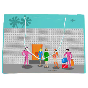 Atompalmsprings Stewardess Party Geschenktasche Große Geschenktüte