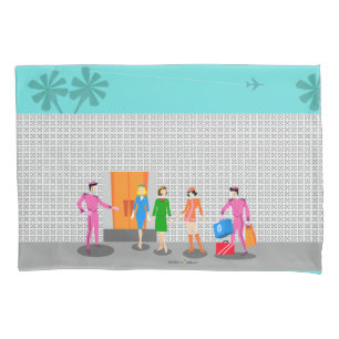 Atompalmsprings Stewardess Party Pillowcase Kissenbezug