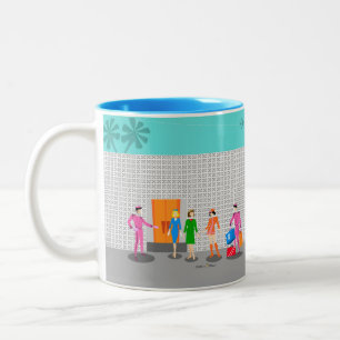 Atompalmsprings Stewardess Party Tasse