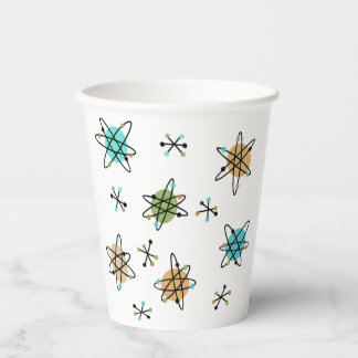 Atompapier-Cups des mittleren Jahrhunderts Pappbecher
