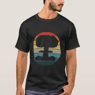 Atompilzwolke Nuklear Vintage Sonne Retro Bombe Nu T-Shirt