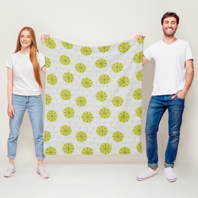 Atompinwheels Fleecedecke (Beispiel)