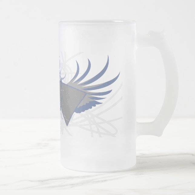 AtomRev Frosted Glass Mug Mattglas Bierglas (Rechts)
