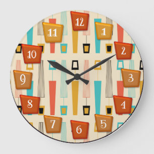 Atomrinne Große Wanduhr