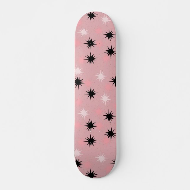 Atomrosa Sternexplosionen Skateboard Deck (Vorne)