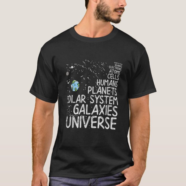 Atoms Astrophysics Quantum Foam Quarks Electrons A T-Shirt (Vorderseite)