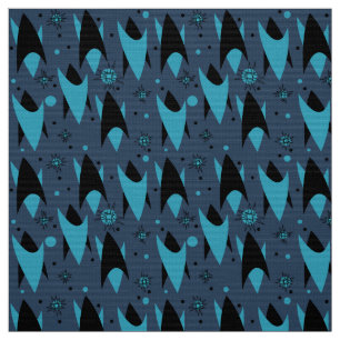 Atomsparren - Blau Stoff