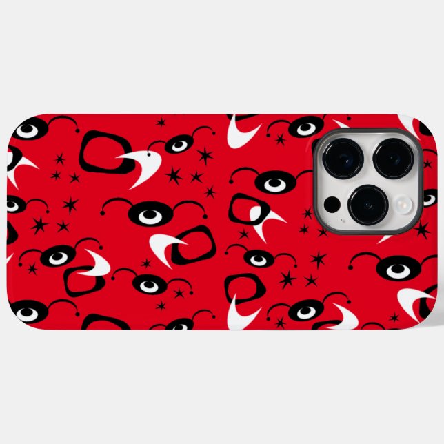 Atomspinnen Case-Mate iPhone Hülle (Rückseite (Horizontal))