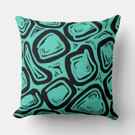 Atomsprengköpfe im Fifties-Stil Kissen