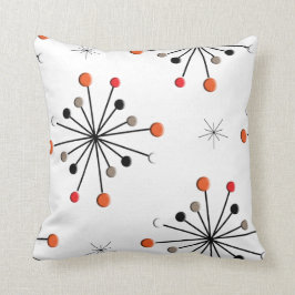 Atomstern-Retro-Muster Kissen