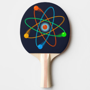 Atomstruktur Tischtennis Schläger