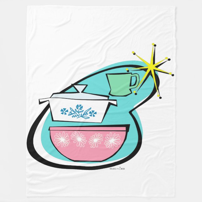 Atomware Design Fleece Blanket (Vorderseite)