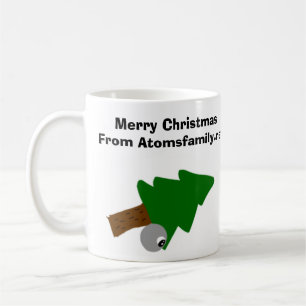 Atomweihnachtsschalenentwurf Tasse