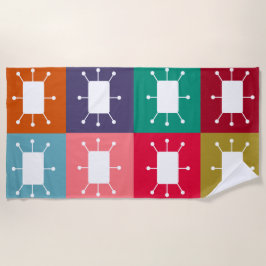 Atomwinkel Strandtuch