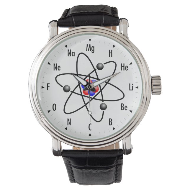Atomwissenschaft/Chemie Armbanduhr (Vorderseite)