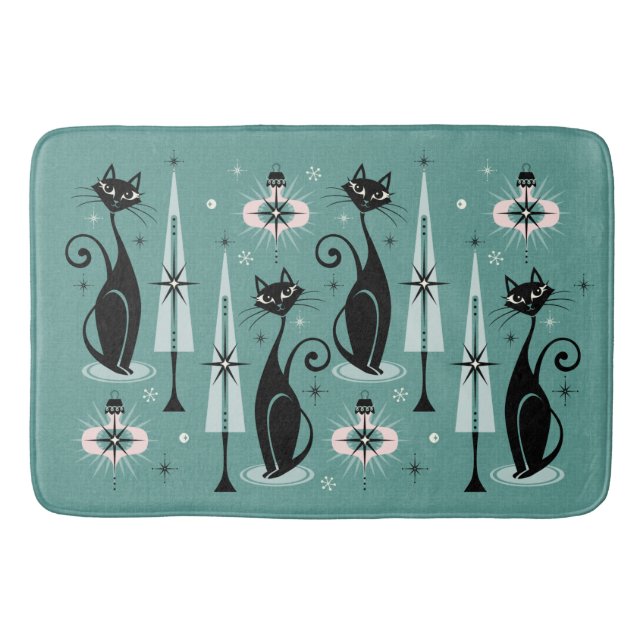 Atomy Kitty Christmas ©studioxtin Badematte (Vorderseite)