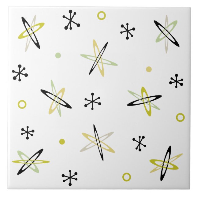 Atomzeitalter Fliese (Vorderseite)