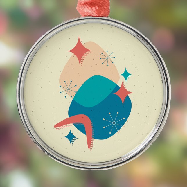 Atomzeitalter Mitte Abstrakt 17 Ornament Aus Metall (Von Creator hochgeladen)