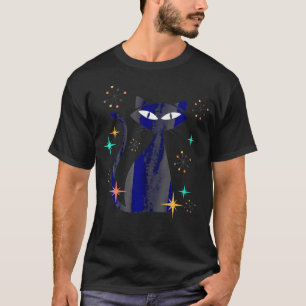 Atomzeitalter Mitte des Jahrhunderts Katzenraum Mo T-Shirt