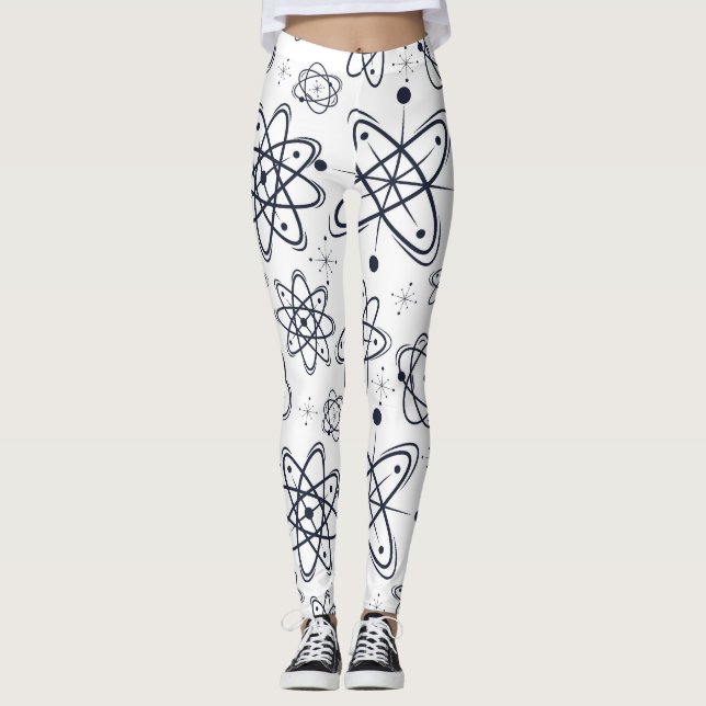 Atomzeitalter: Moderne Muster aus der Mitte des Ja Leggings (Vorderseite)