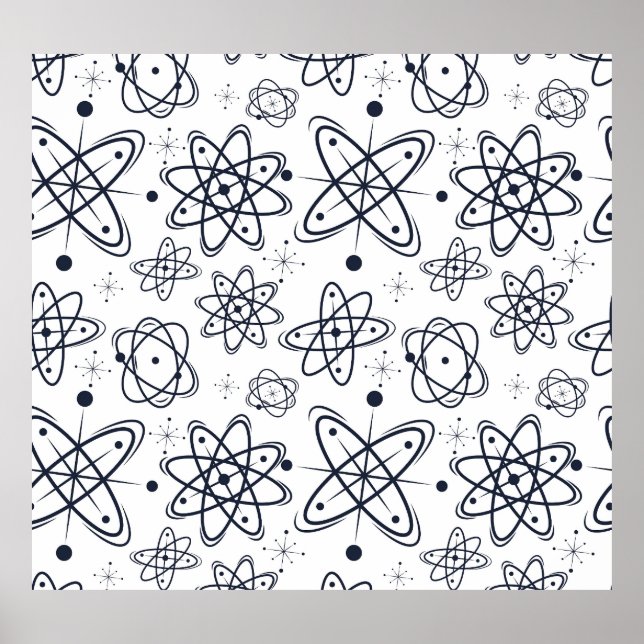 Atomzeitalter: Moderne Muster aus der Mitte des Ja Poster (Vorne)