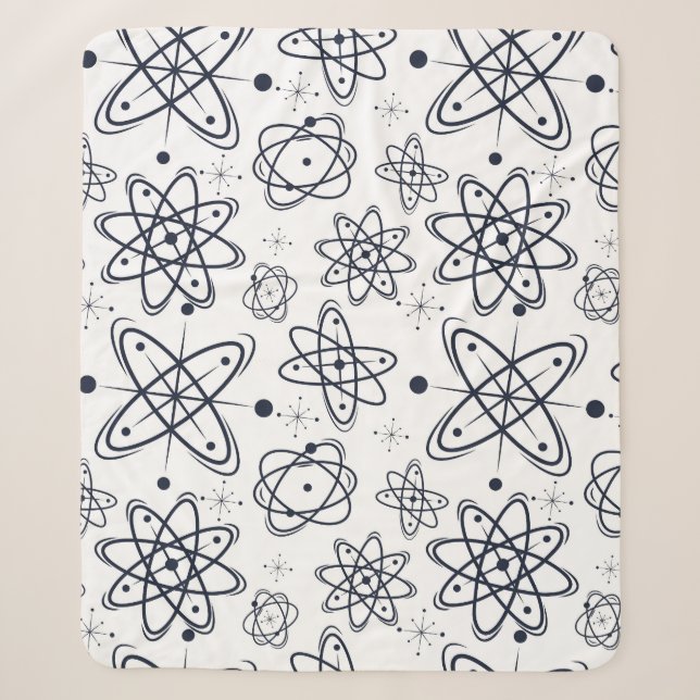 Atomzeitalter: Moderne Muster aus der Mitte des Ja Sherpadecke (Vorderseite)