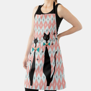 Atomzeitalter Retro Mittelalter Moderne Coole Katz Schürze