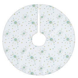 Atomzeitalter Sternexplosion MCM Weihnachten Polyester Weihnachtsbaumdecke