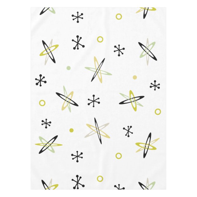 Atomzeitalter Tischdecke (Vorderseite)