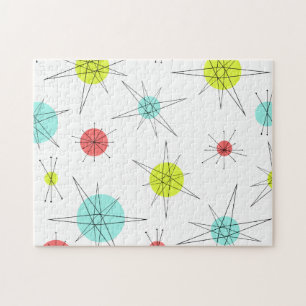 Atomzeitfarbenfrohe Planeten Puzzle