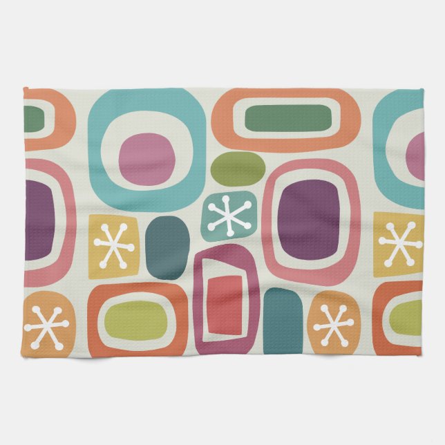 Atomzeitfieldstones farbig geschirrtuch (Horizontal)