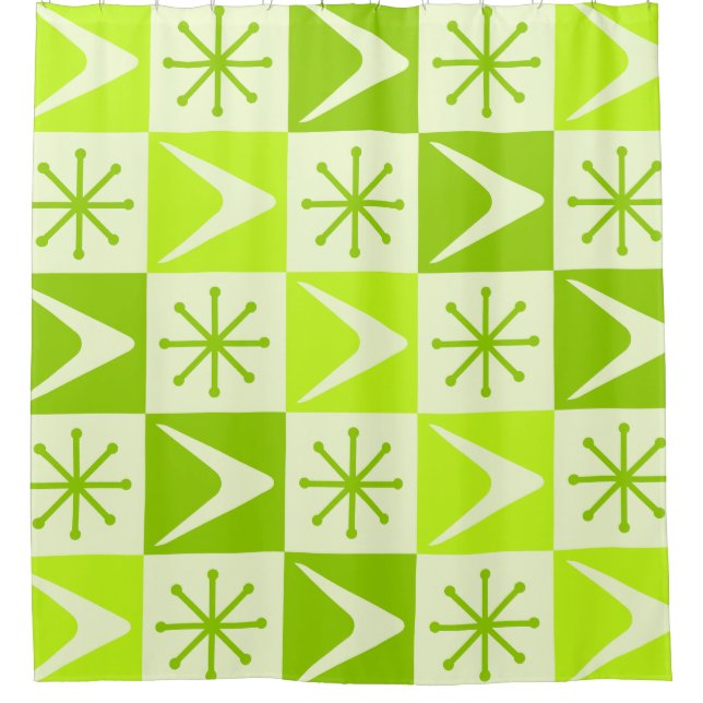 Atomzeitkreuz Duschvorhang (Vorderseite)
